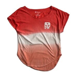 Walt Disney World Disney Parks Women's Coral Ombre Short Sleeve Spirit Jersey XS